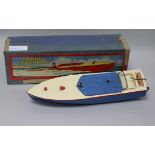 A boxed Hornby Speedboat No.2 Swift