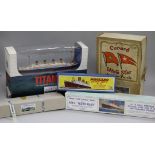 A boxed Chad Valley model of RMS Queen Mary, a boxed Meccano Dinky Toys no. 52 Queen Mary and