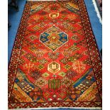 A Hamadan rug W: 207cm x 132cm