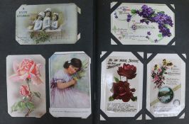 A postcard album and a Queen Alexandra's Christmas gift book