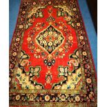 A Mahal carpet 207cm. x 117cm.