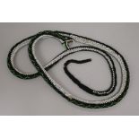 A Turkish prisoner-of-war beadwork snake length 6ft