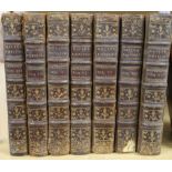 Seven volumes of Elementa Physiologies Alberto v. Haller c.1757