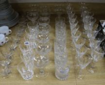 A quantity of glass ware