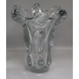 A 1960's Art glass vase height 28cm