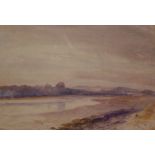 Brook Harrison, watercolour, view of Lancing College, 24 x 34cm, unframed