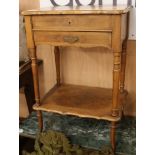 A French work table W.53cm