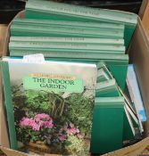 A collection of gardening books