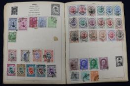 An album of World Stamps and stock books of German stamps
