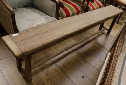 A French farmhouse bench W.200cm