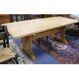 A refectory table W.220cm