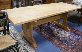 A refectory table W.220cm
