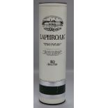 A 1980's one litre bottle of Laphroaig