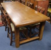 A French farmhouse table W.220cm