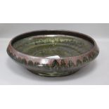 A Ladi Kwali for Anuja studios, pottery bowl diameter 30cm