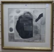 Gareth Davies, pencil and charcoal, untitled, signed and dated '66, 49 x 55cm