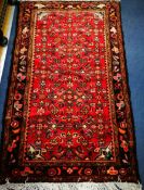 A Hamadan rug 160cm x 100cm