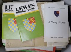 A quantity of mixed Lewes ephemera