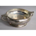 A George V silver two handled shallow fruit bowl, William Neale & Son Ltd, Birmingham, 1927, 29.4cm,