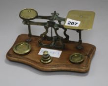 A set of postal scales