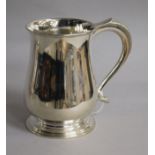 A 1950's silver mug, William Suckling Ltd, Birmingham, 1955, 13.2cm, 10 oz.
