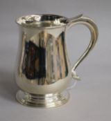 A 1950's silver mug, William Suckling Ltd, Birmingham, 1955, 13.2cm, 10 oz.