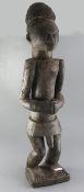 A Pende People carved wood ancestor figure, 70cm