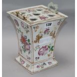 A Chinese export famille rose bough pot, Qianlong period height 21cm