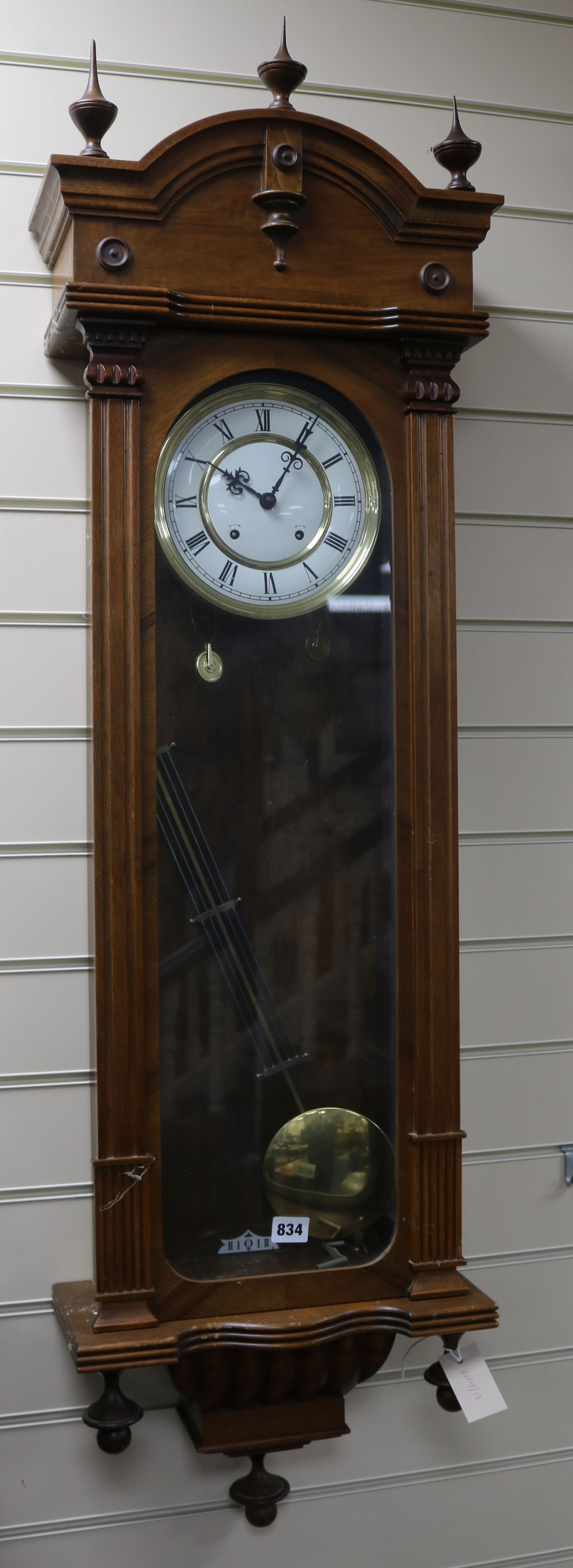 A Vienna wall clock W.38cm