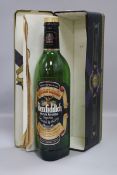 A bottle of Glenfiddich