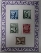 An album of Soviet stamps, 1928