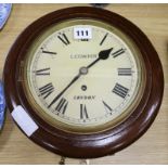 A L. Cowper wall timepiece diameter 30cm