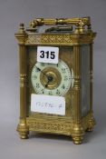 A French carriage clock