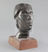 § Frank Dobson (1888-1963)bronzeHead of a woman, Literature: Neville Jason and Lisa Thompson-