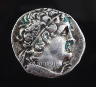 Ptolemaic Kingdom of Egypt, Ptolemy IX (116-80 BC) silver Tetradrachm, Alexandra Mint, 108 BC,