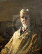 W.A.T 1924oil on canvasPortrait of William Shackleton (1872-1933)initialled and dated30 x 25in.