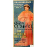 She Married Her Boss, 1935, Columbia, U.S. insert, signed and inscribed by Claudette Colbert in blue