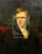 Early 19th Century English Schooloil on canvasPortrait of a gentleman30 x 25in.