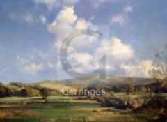 § Frank Wootton (1911-1978)oil on canvasWindover from Firle Frogsigned22 x 30in.