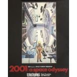 Stanley Kubrick's 2001: A Space Odyssey (1968), original Cinerama panel for the film as displayed at