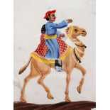 An extensive collection of 19th century Indian gouache on mica pictures, depicting tradesmen,