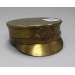 A WWI Australian commonwealth military forces shell case cap