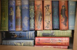 Henty, George Alfred - A collection of fifteen pictorial cloth bound novels: Wolf The Saxon