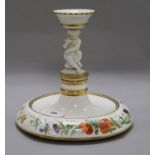 A Victorian Mintons table centrepiece stand (bowl deficient) height 25cm