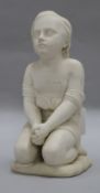 A 19th century Parian figure, 'Prayer', designed by John Bell for Summerly's Art Manufacturers