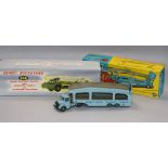 A Dinky missile launcher, Corgi car transporter and another Dinky toy