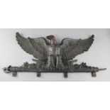 An American Federal cast bronze eagle