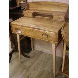 An Ercol style desk W.68cm