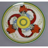 A modern Wedgwood Clarice Cliff Centenary Collection 'Bizarre' cabinet dish