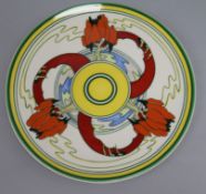 A modern Wedgwood Clarice Cliff Centenary Collection 'Bizarre' cabinet dish